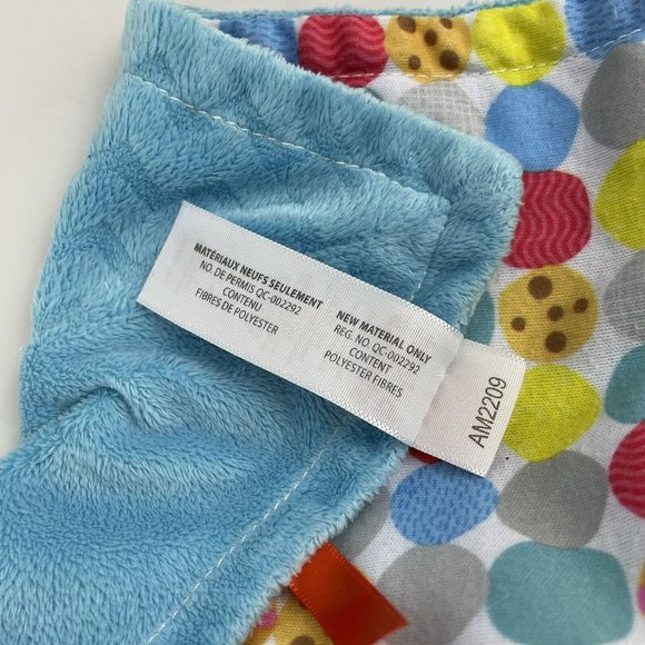 Bright Starts Sesame Street Abby 13" Baby Lovey Security Blanket Blue Pink - Picture 9 of 9